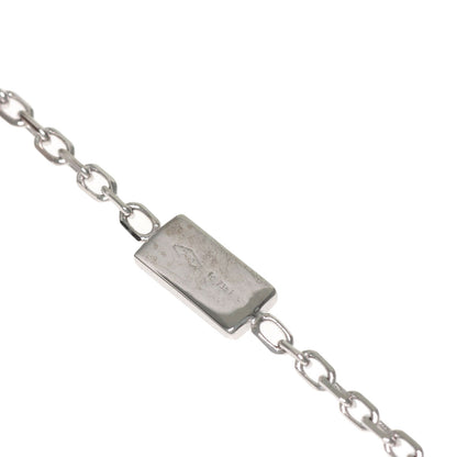 GUCCI Separate Cross Diamond Necklace K18 White Gold Ladies [Used]