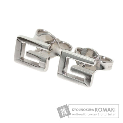 GUCCI G logo earring K18 White Gold Ladies [Used]