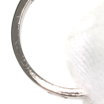 CARTIER mini love ring #48 Ring K18 White Gold Ladies [Used]