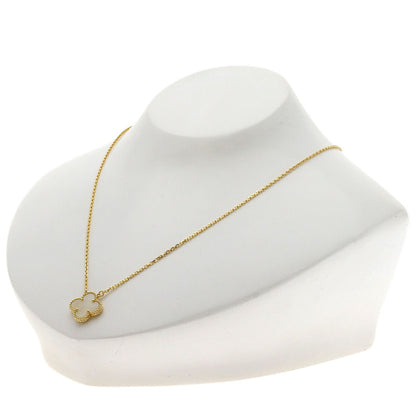 Van Cleef & Arpels Vintage Alhambra Shell Necklace K18 Yellow Gold Ladies [Used]