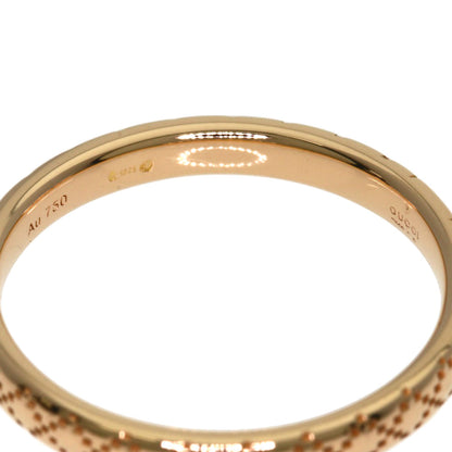 GUCCI Diamantissima # 13 Ring K18 Pink Gold Ladies [Used]