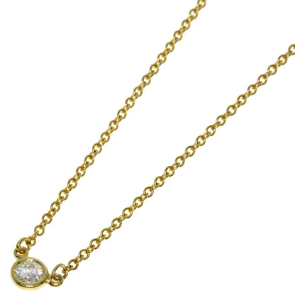 TIFFANY&Co. By The Yard 1P Diamond Necklace K18 Yellow Gold Ladies [Used]