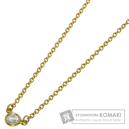 TIFFANY&Co. By The Yard 1P Diamond Necklace K18 Yellow Gold Ladies [Used]