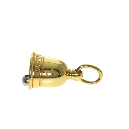 TIFFANY&Co. Bell 1P Diamond Pendant top K18 Yellow Gold Ladies [Used]