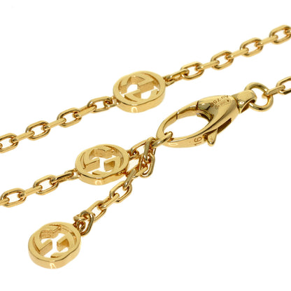 GUCCI Interlocking #16 Bracelet K18 Yellow Gold Ladies [Used]
