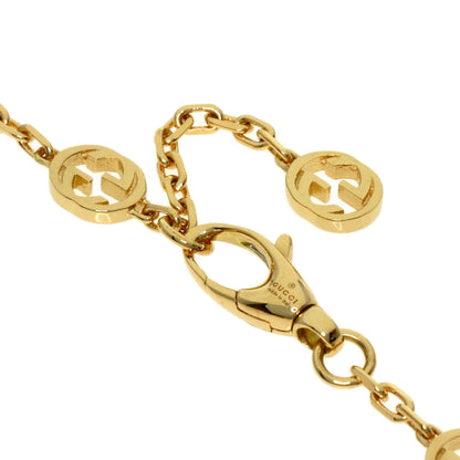 GUCCI Interlocking #16 Bracelet K18 Yellow Gold Ladies [Used]