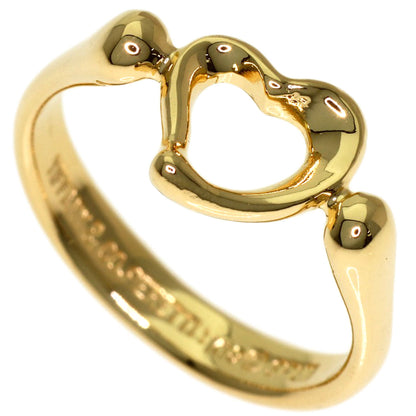TIFFANY&Co. Open heart Ring K18 Yellow Gold Ladies [Used]