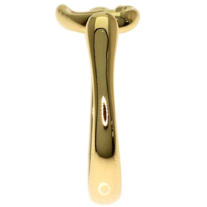 TIFFANY&Co. Open heart Ring K18 Yellow Gold Ladies [Used]