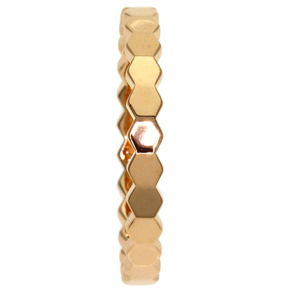 Chaumet Be My Love Honeycomb #49 Ring K18 Pink Gold Ladies [Used]