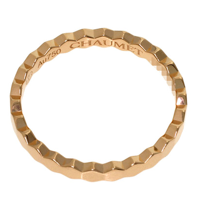 Chaumet Be My Love Honeycomb #49 Ring K18 Pink Gold Ladies [Used]