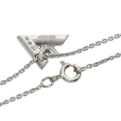 LOUIS VUITTON Volt One PM Diamond Necklace K18 White Gold Ladies [Used]