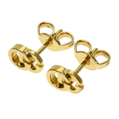 GUCCI GG running earring K18 Yellow Gold Ladies [Used]
