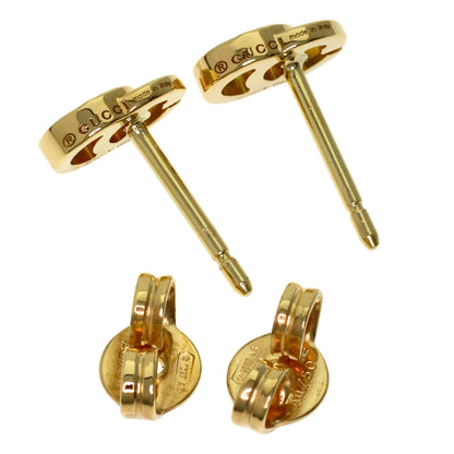 GUCCI GG running earring K18 Yellow Gold Ladies [Used]