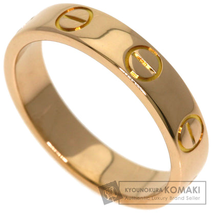 CARTIER Mini love ring #46 Ring K18 Pink Gold Ladies [Used]