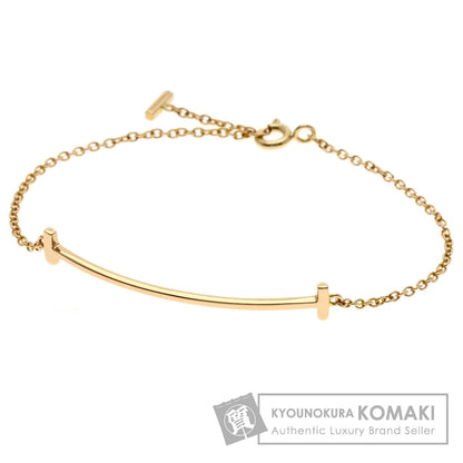 TIFFANY&Co. T smile small Bracelet K18 Pink Gold Ladies [Used]