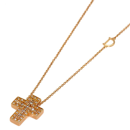 Damiani Belle Epoque XXS Diamond Necklace K18 Pink Gold Ladies [Used]