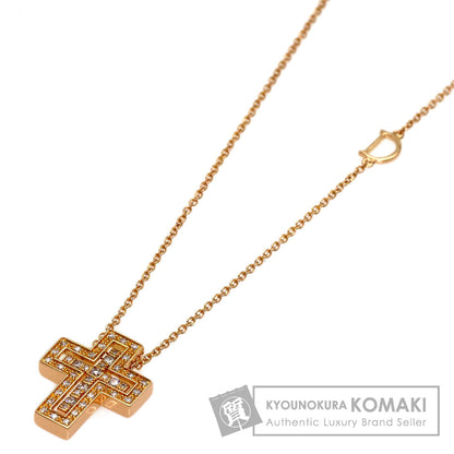 Damiani Belle Epoque XXS Diamond Necklace K18 Pink Gold Ladies [Used]