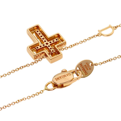 Damiani Belle Epoque XXS Diamond Necklace K18 Pink Gold Ladies [Used]
