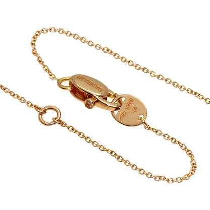 Damiani Belle Epoque XXS Diamond Necklace K18 Pink Gold Ladies [Used]