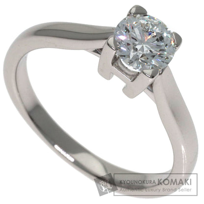HARRY WINSTON HW Logo Diamond Ring Platinum PT950 Ladies [Used]
