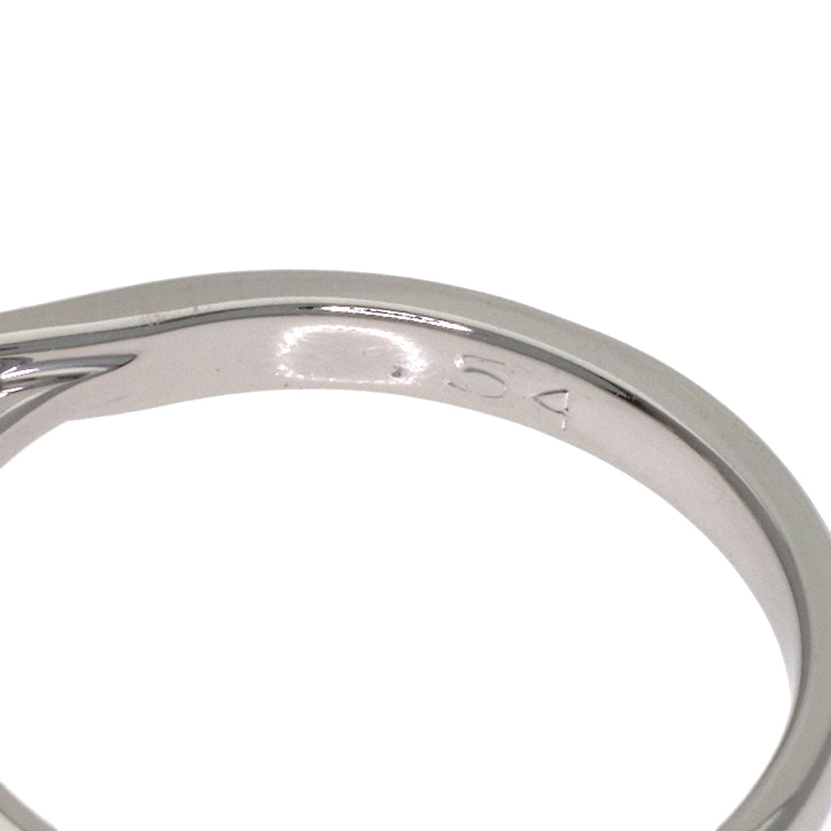 HARRY WINSTON HW Logo Diamond Ring Platinum PT950 Ladies [Used]