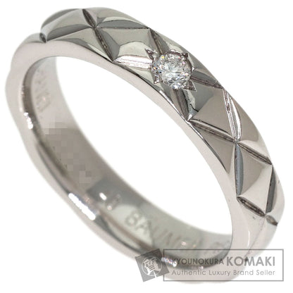 CHANEL Matelasse 1P Diamond #48 Ring Platinum PT950 Ladies [Used]