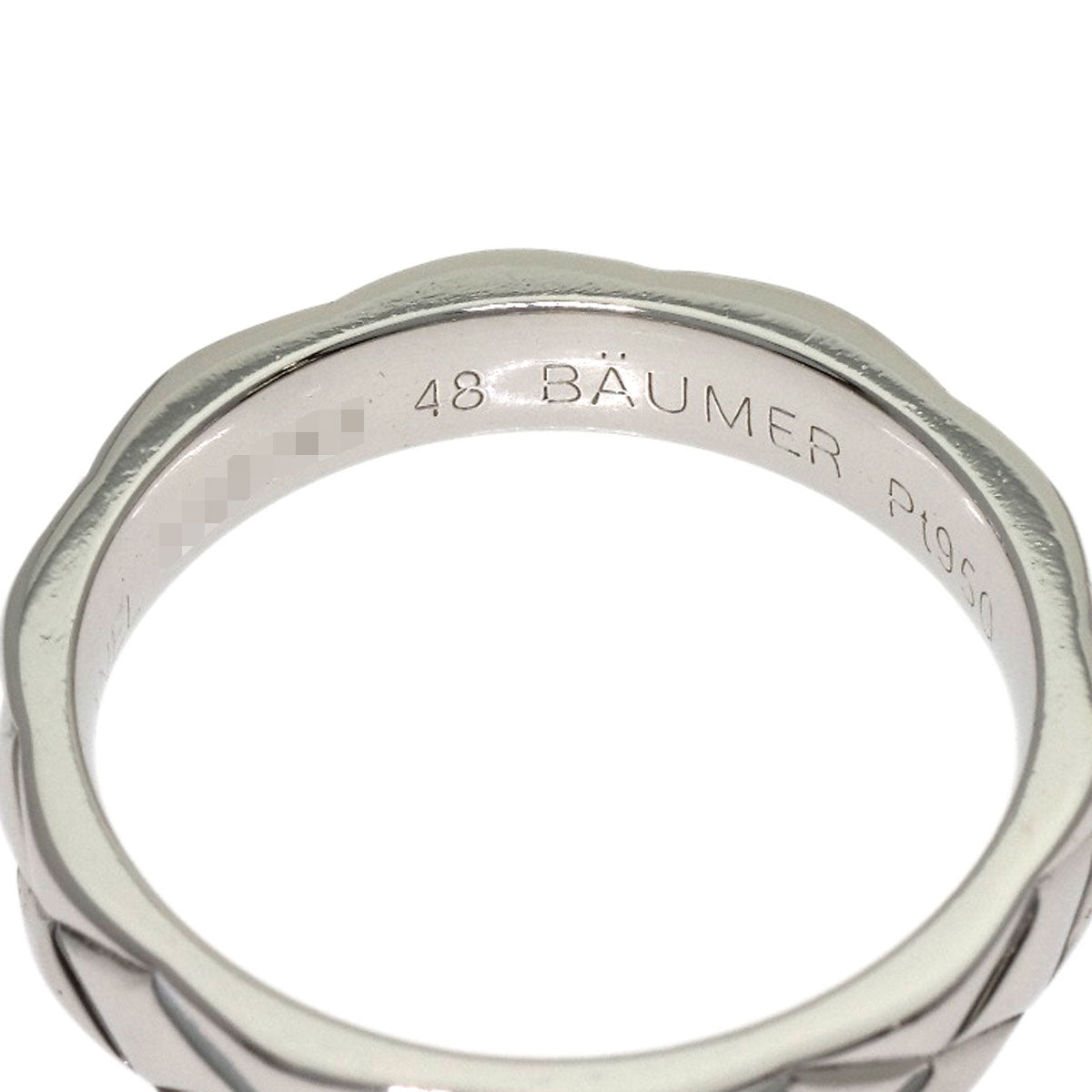CHANEL Matelasse 1P Diamond #48 Ring Platinum PT950 Ladies [Used]
