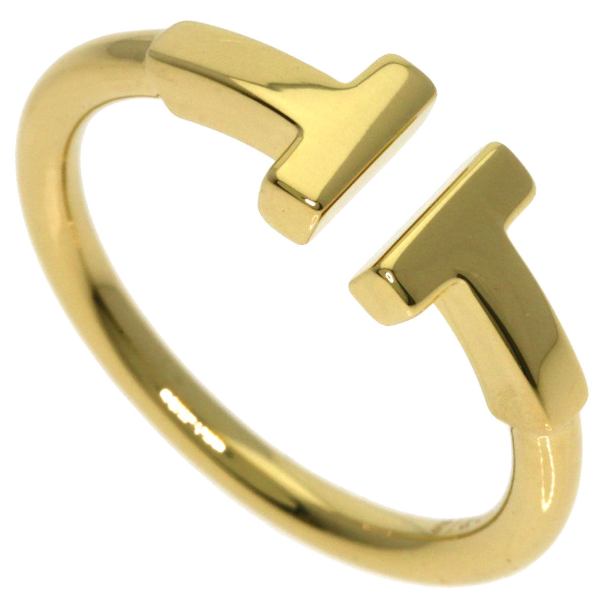 TIFFANY&Co. TWire Ring K18 Yellow Gold Ladies [Used]