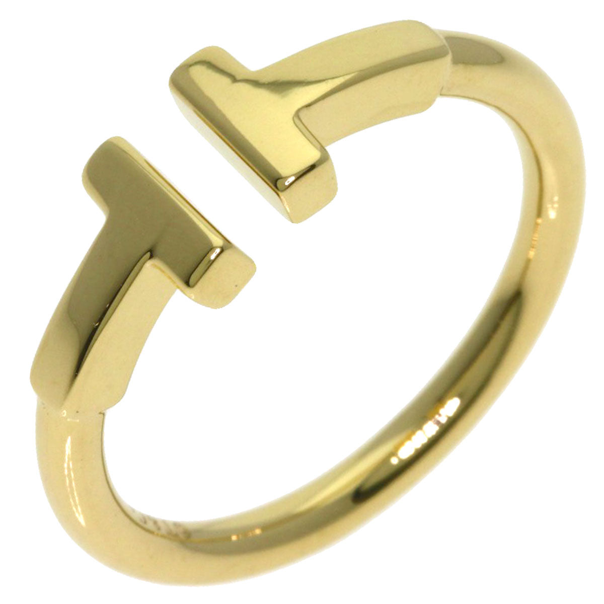 TIFFANY&Co. TWire Ring K18 Yellow Gold Ladies [Used]
