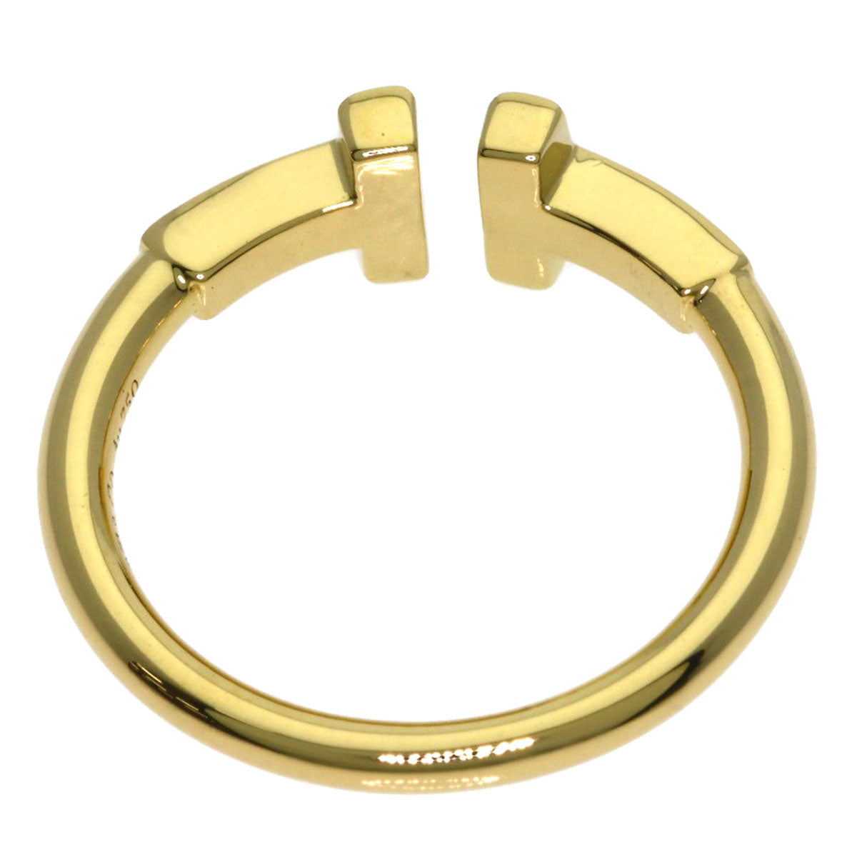 TIFFANY&Co. TWire Ring K18 Yellow Gold Ladies [Used]
