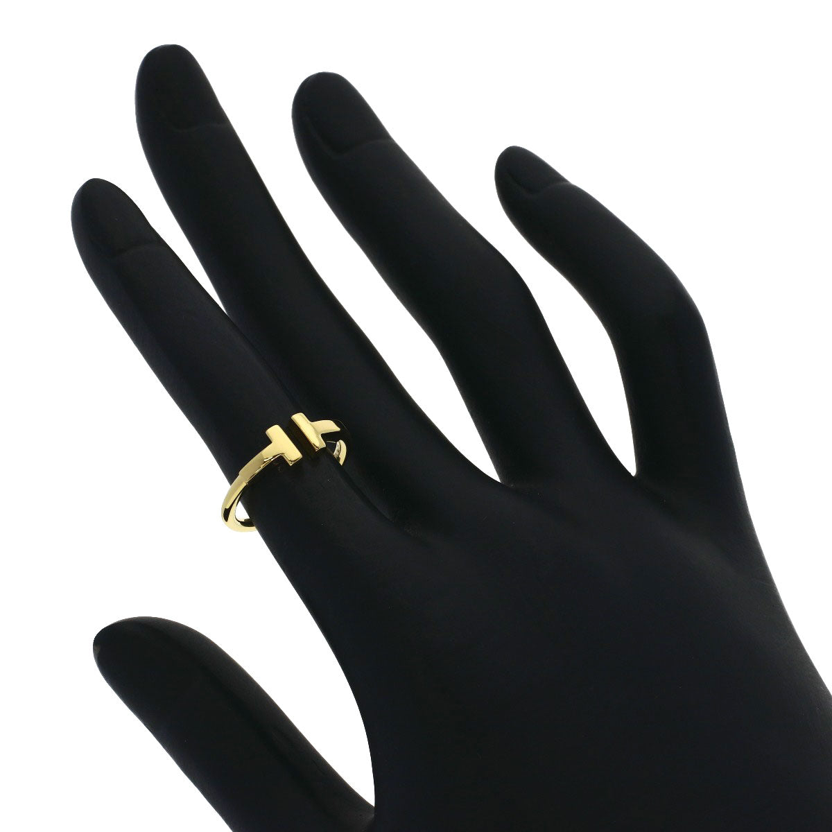 TIFFANY&Co. TWire Ring K18 Yellow Gold Ladies [Used]