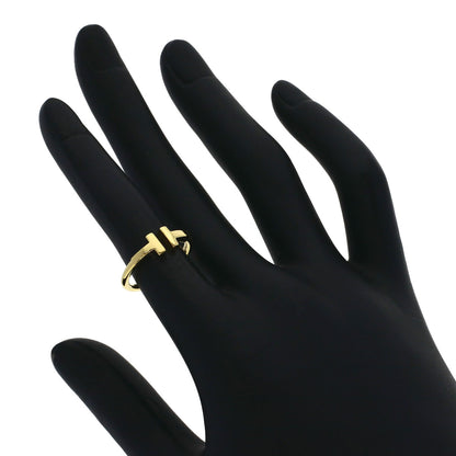 TIFFANY&Co. TWire Ring K18 Yellow Gold Ladies [Used]