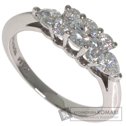 TIFFANY&Co. Seven Stone Diamond Ring Platinum PT950 Ladies [Used]