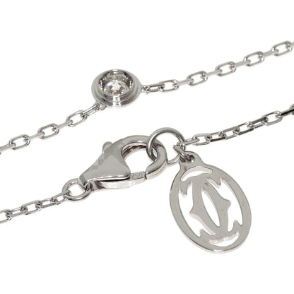 CARTIER Diamant Léger d'Amour SM Diamond Necklace K18 White Gold Ladies [Used]