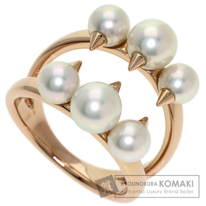 TASAKI Danger Signature Akoya Pearl Ring Sakura Gold Ladies [Used]