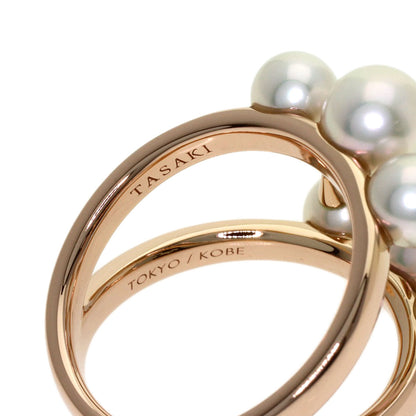 TASAKI Danger Signature Akoya Pearl Ring Sakura Gold Ladies [Used]