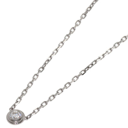 CARTIER Damour Diamantleger SM Diamond Necklace K18 White Gold Ladies [Used]