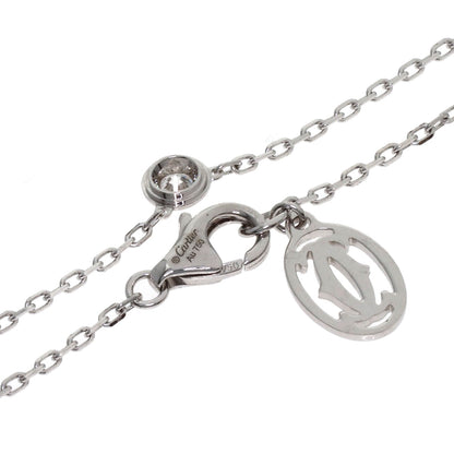 CARTIER Damour Diamantleger SM Diamond Necklace K18 White Gold Ladies [Used]
