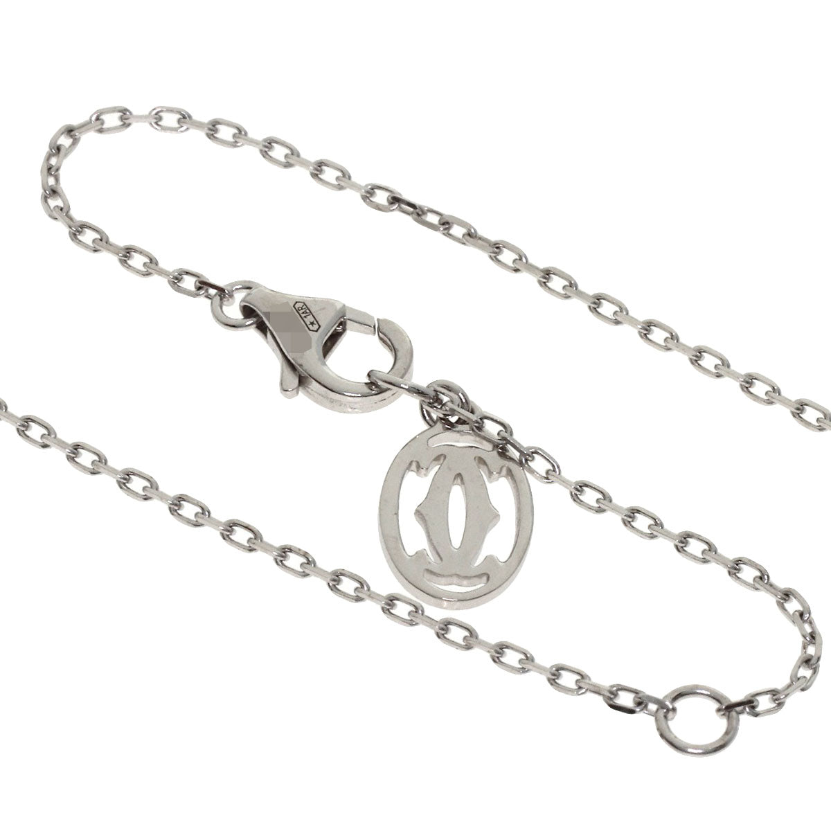 CARTIER Damour Diamantleger SM Diamond Necklace K18 White Gold Ladies [Used]