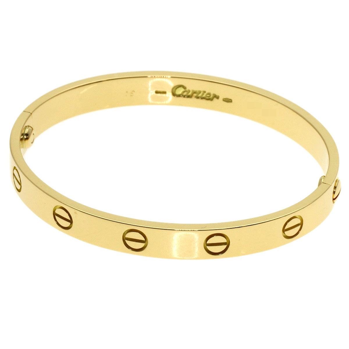 CARTIER LOVE Bracelets Classic #16 (Driver not included) Bracelet K18 Yellow Gold Ladies [Used]