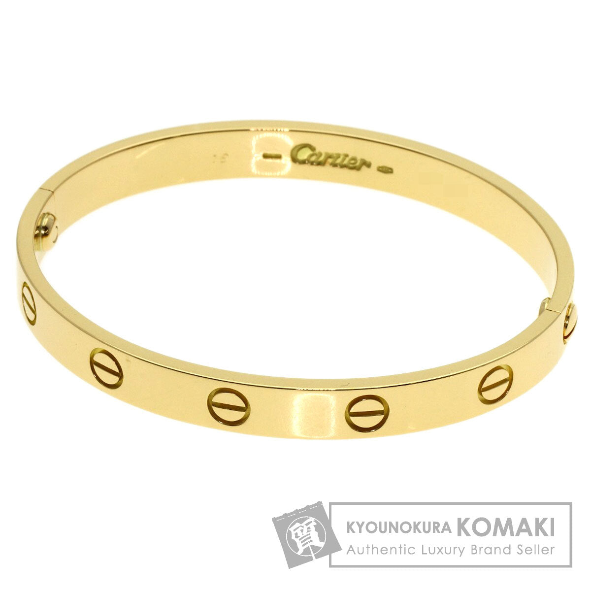 CARTIER LOVE Bracelets Classic #16 (Driver not included) Bracelet K18 Yellow Gold Ladies [Used]