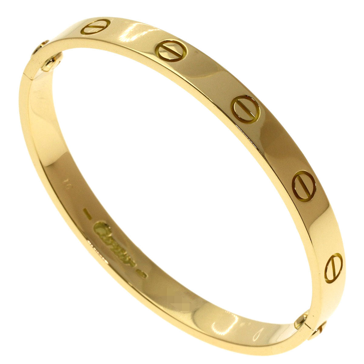 CARTIER LOVE Bracelets Classic #16 (Driver not included) Bracelet K18 Yellow Gold Ladies [Used]