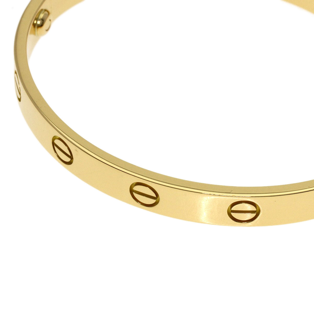 CARTIER LOVE Bracelets Classic #16 (Driver not included) Bracelet K18 Yellow Gold Ladies [Used]