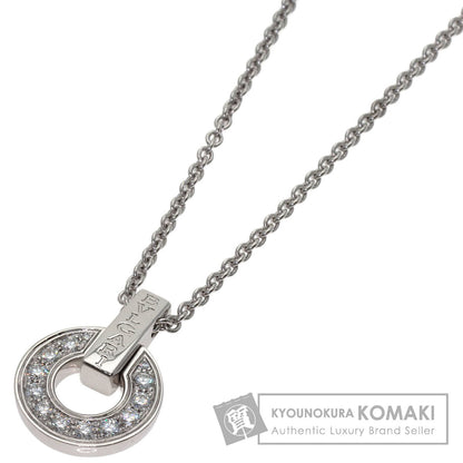 BVLGARI BVLGARI BVLGARI Diamond Necklace K18 White Gold Ladies [Used]