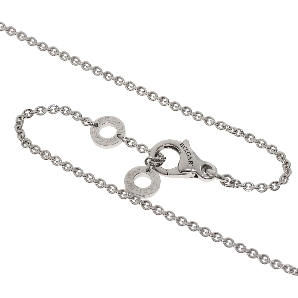 BVLGARI BVLGARI BVLGARI Diamond Necklace K18 White Gold Ladies [Used]