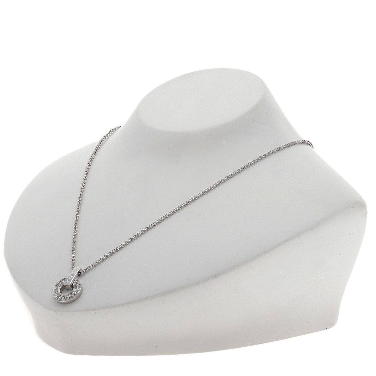 BVLGARI BVLGARI BVLGARI Diamond Necklace K18 White Gold Ladies [Used]