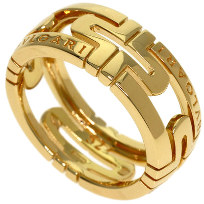 BVLGARI Parentesi Openwork #52 Ring K18 Yellow Gold Ladies [Used]