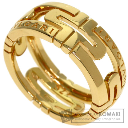 BVLGARI Parentesi Openwork #52 Ring K18 Yellow Gold Ladies [Used]