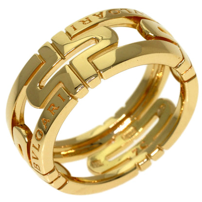 BVLGARI Parentesi Openwork #52 Ring K18 Yellow Gold Ladies [Used]