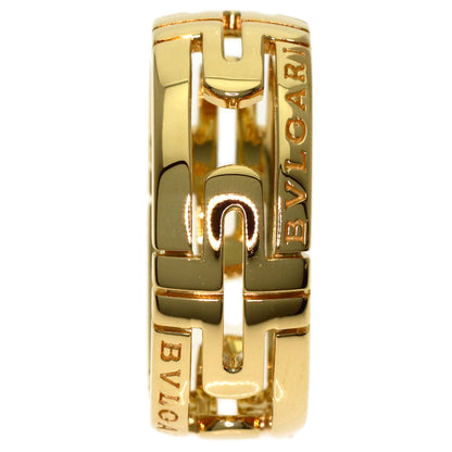BVLGARI Parentesi Openwork #52 Ring K18 Yellow Gold Ladies [Used]